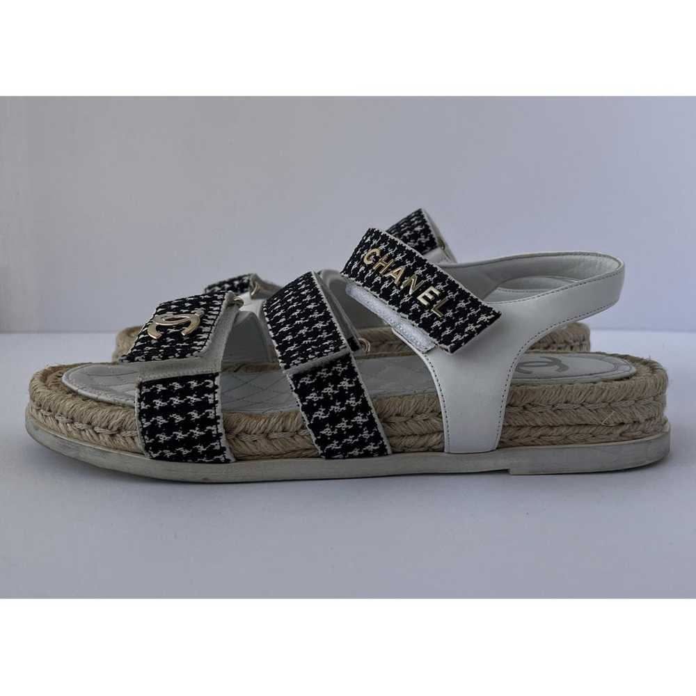 Chanel Dad Sandals tweed sandal - image 5