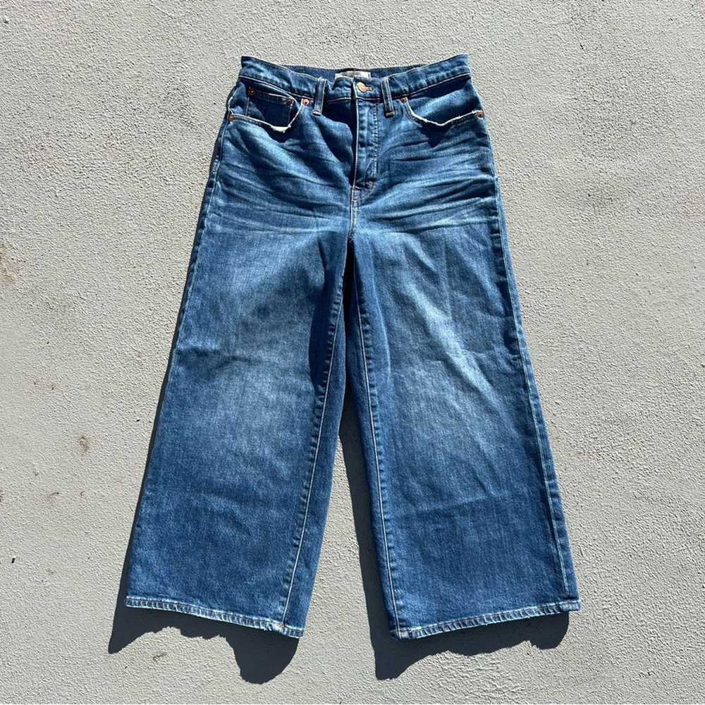 Madewell Madewell Wide Leg Crop Jeans in Bainbrid… - image 2