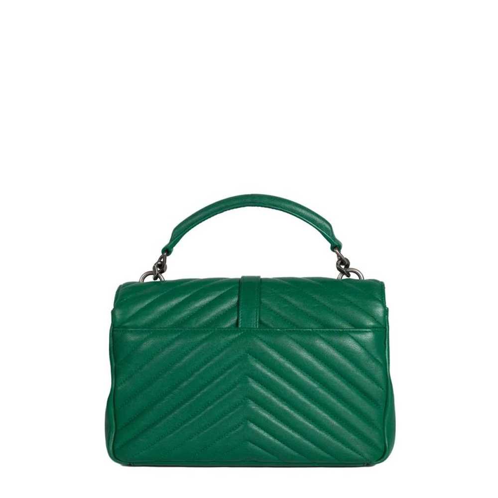 Saint Laurent Collége monogramme leather handbag - image 3