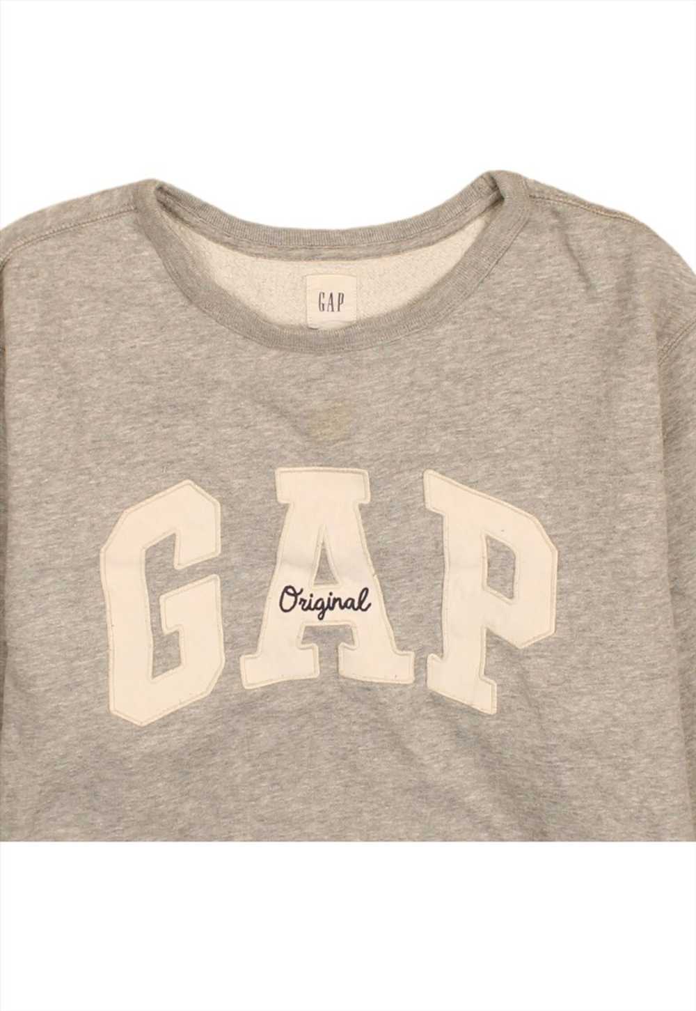 Vintage 90's Gap Sweatshirt Spellout Crew Neck Gr… - image 3