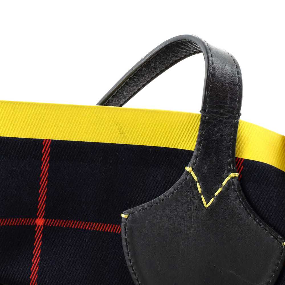 Burberry Reversible Giant Tote Tartan Cotton Medi… - image 10