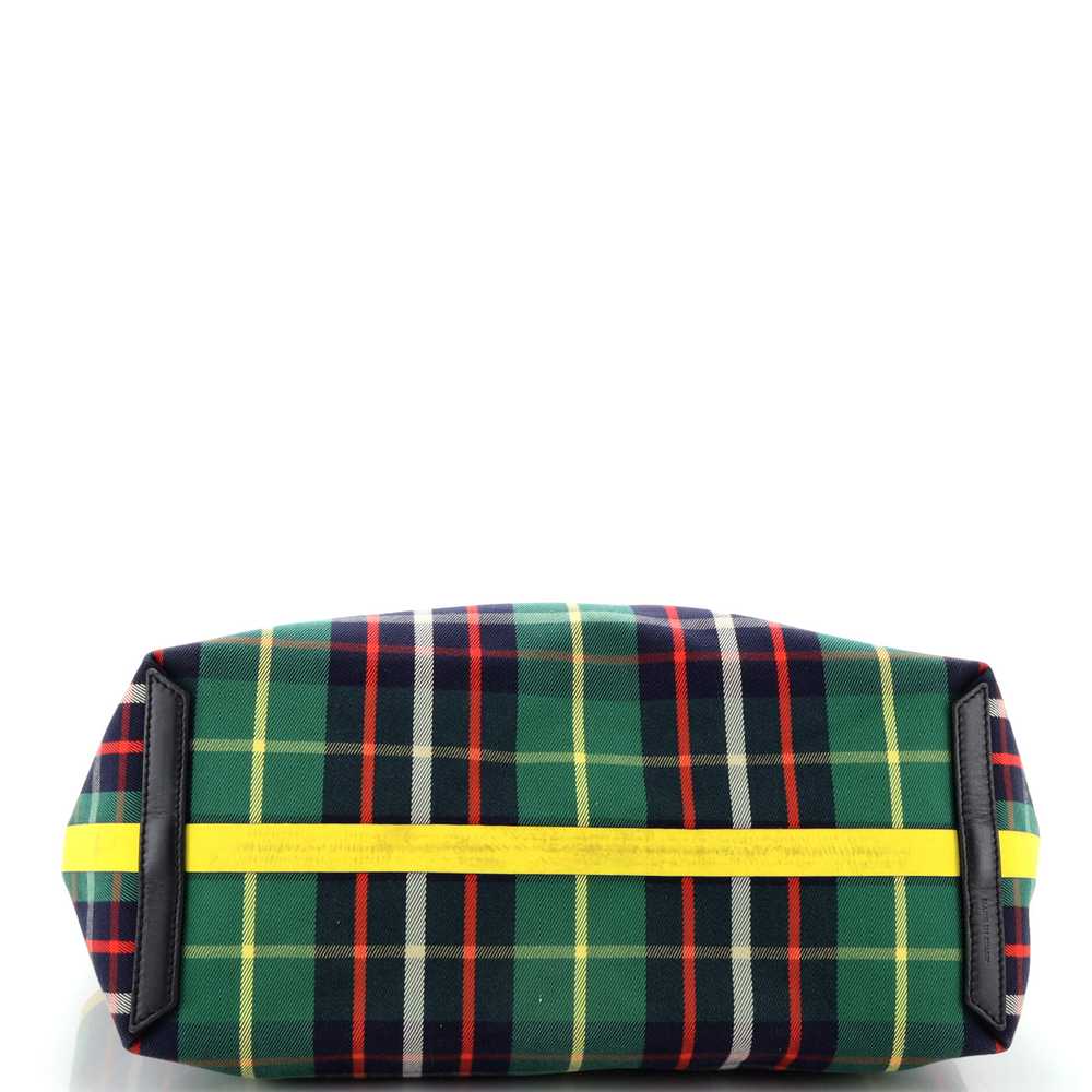 Burberry Reversible Giant Tote Tartan Cotton Medi… - image 4