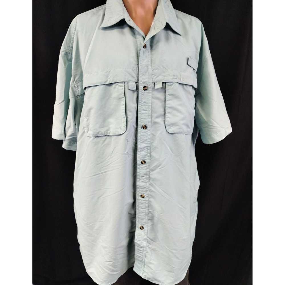 L.L. Bean L.L. Bean Men's Agua Fishing Shirt/Butt… - image 1