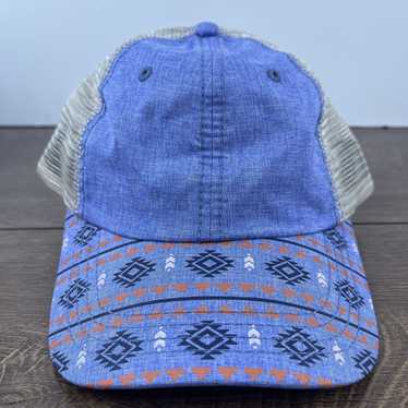 Other Aztec Blue Hat Blue Hat Adjustable Adult Si… - image 1