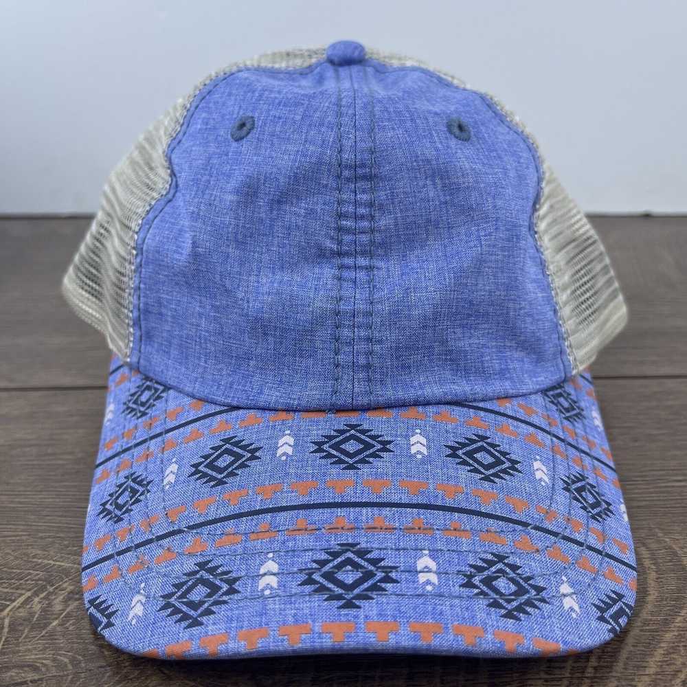 Other Aztec Blue Hat Blue Hat Adjustable Adult Si… - image 2