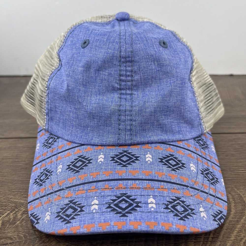 Other Aztec Blue Hat Blue Hat Adjustable Adult Si… - image 4