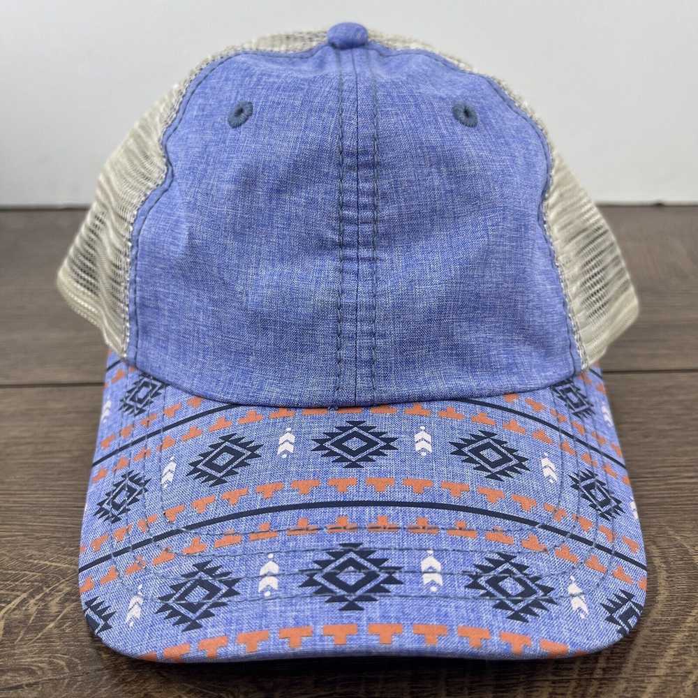 Other Aztec Blue Hat Blue Hat Adjustable Adult Si… - image 5