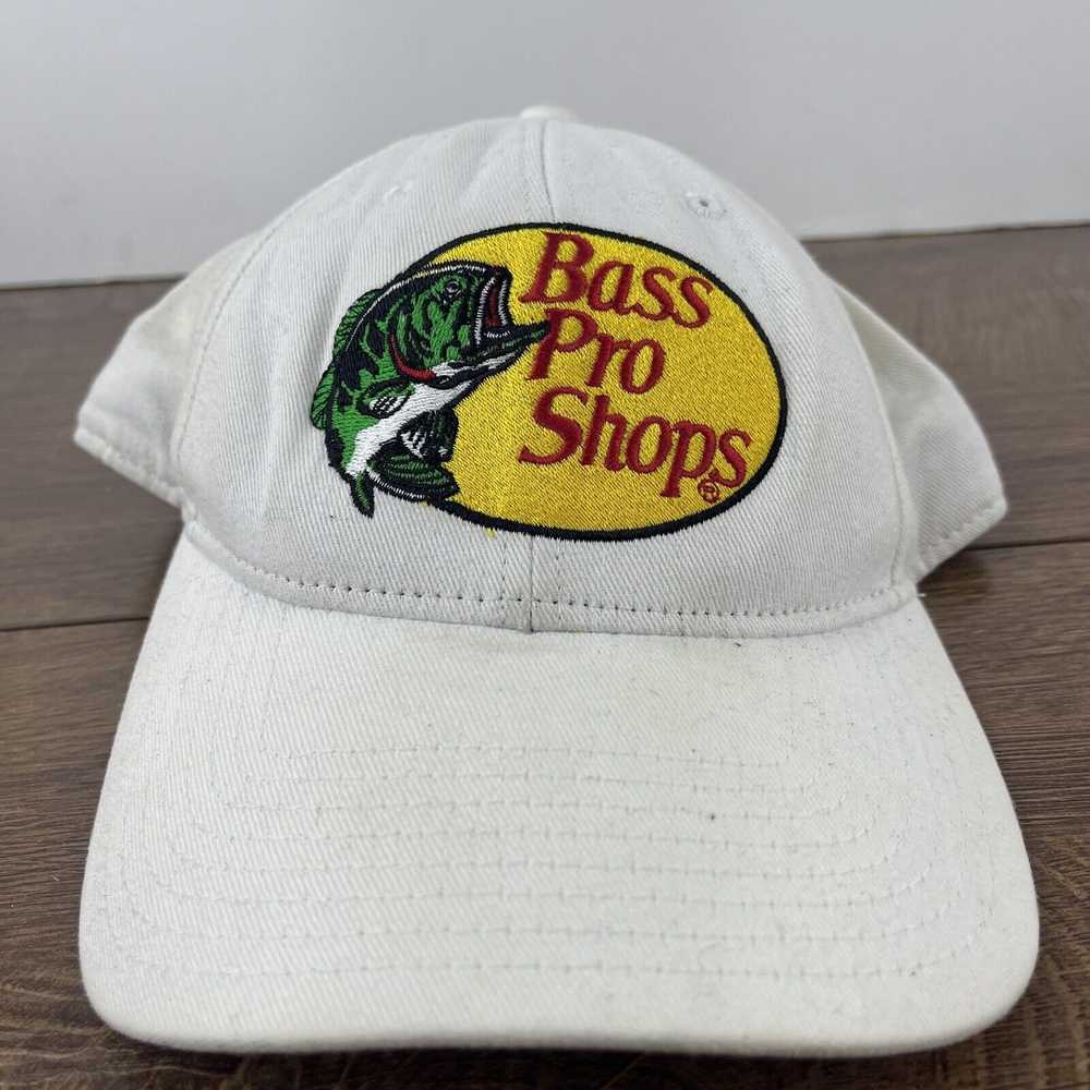 Other Bass Pro Shops Hat Bass Pro White Hat Adjus… - image 3