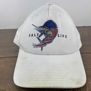 Other Salt Life Hat Salt Life Marlin White Hat Ad… - image 1