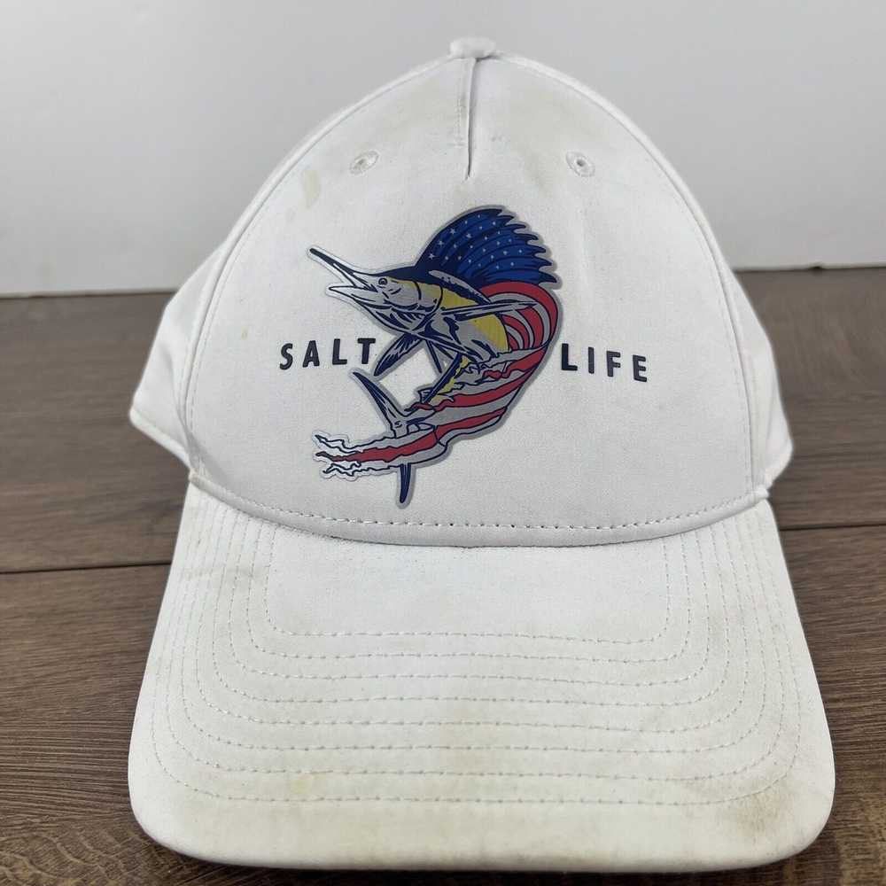 Other Salt Life Hat Salt Life Marlin White Hat Ad… - image 2