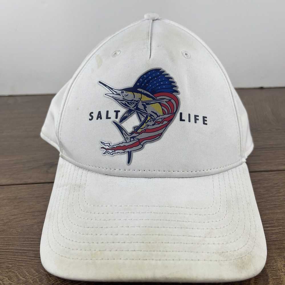 Other Salt Life Hat Salt Life Marlin White Hat Ad… - image 4