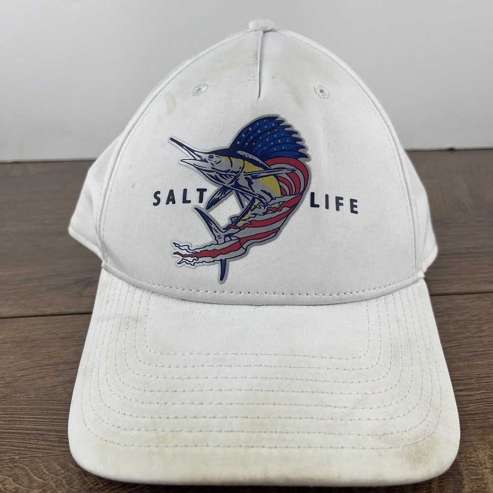 Other Salt Life Hat Salt Life Marlin White Hat Ad… - image 5