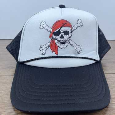 Other Pirate Hat Skull Pirate Black Hat Adjustabl… - image 1