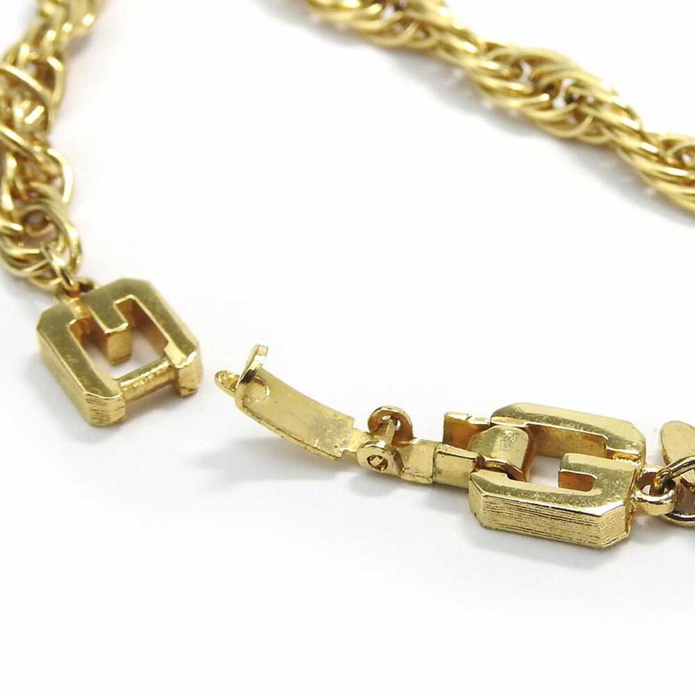 Givenchy Givenchy bracelet metal gold chain plate… - image 5