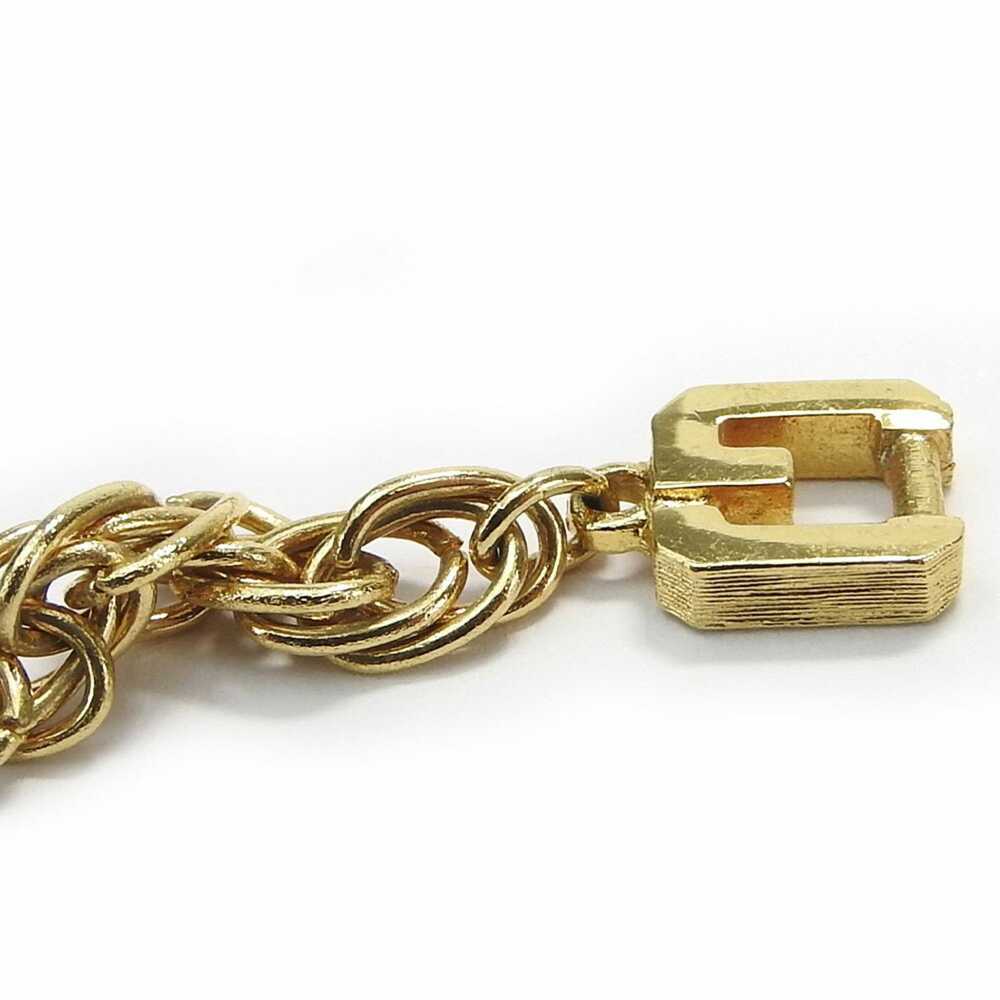 Givenchy Givenchy bracelet metal gold chain plate… - image 6