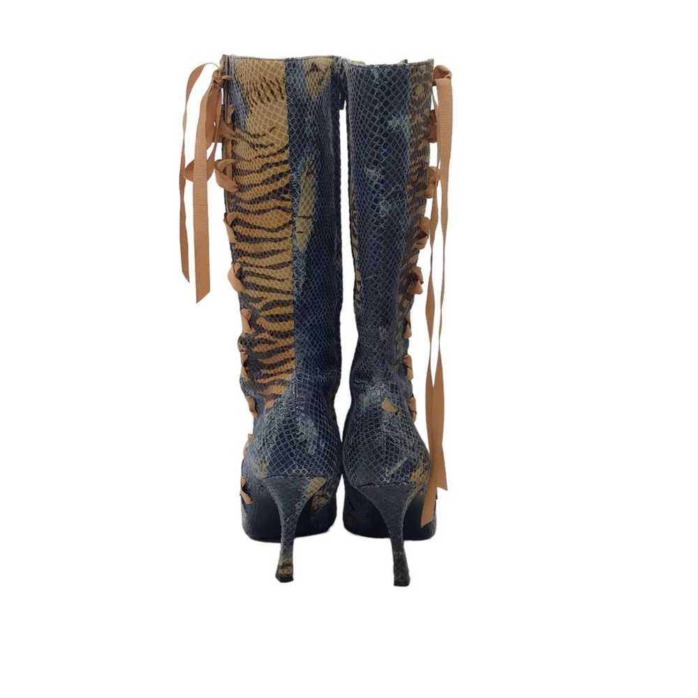 Rene Caovilla Exotic leathers cowboy boots - image 6