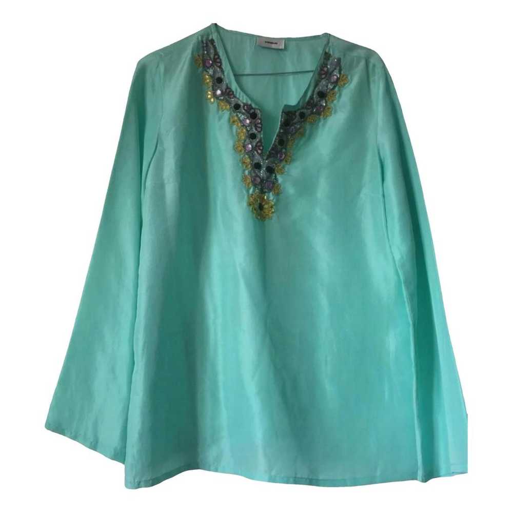 Non Signé / Unsigned Silk tunic - image 1