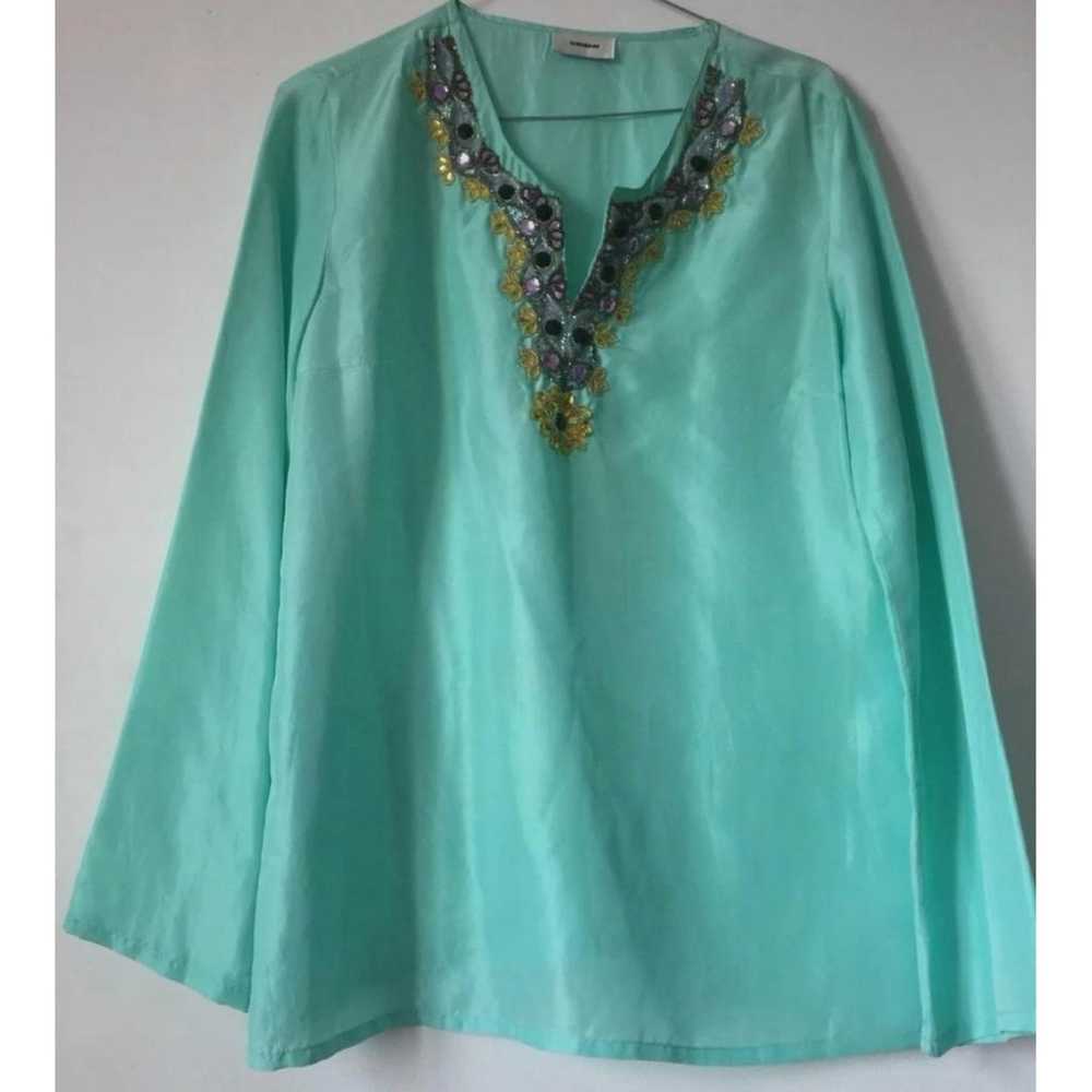 Non Signé / Unsigned Silk tunic - image 3