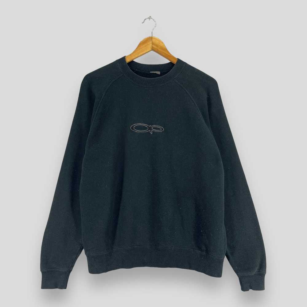 Streetwear × Surf Style × Vintage Vintage OCEAN PACIFIC Surfing Big Logo Embroidery Sweatshirt