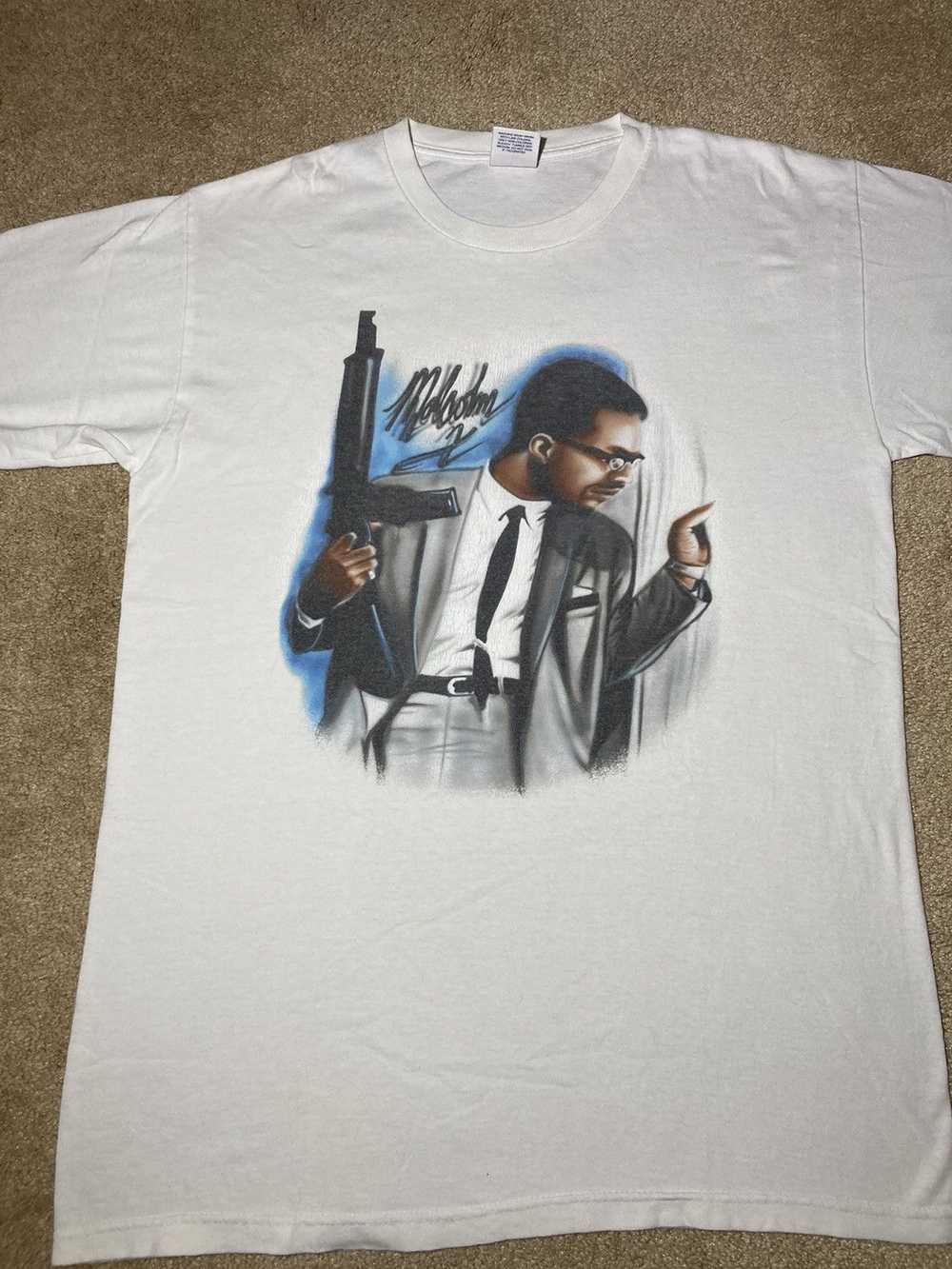 Supreme 2003 Supreme Malcolm X Tee White Politica… - image 2