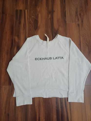 Eckhaus Latta Eckhaus Latta Cropped Boxy Fleece Sw