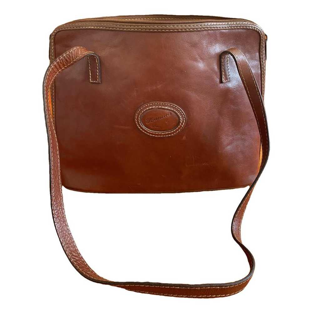 Non Signé / Unsigned Leather handbag - image 1