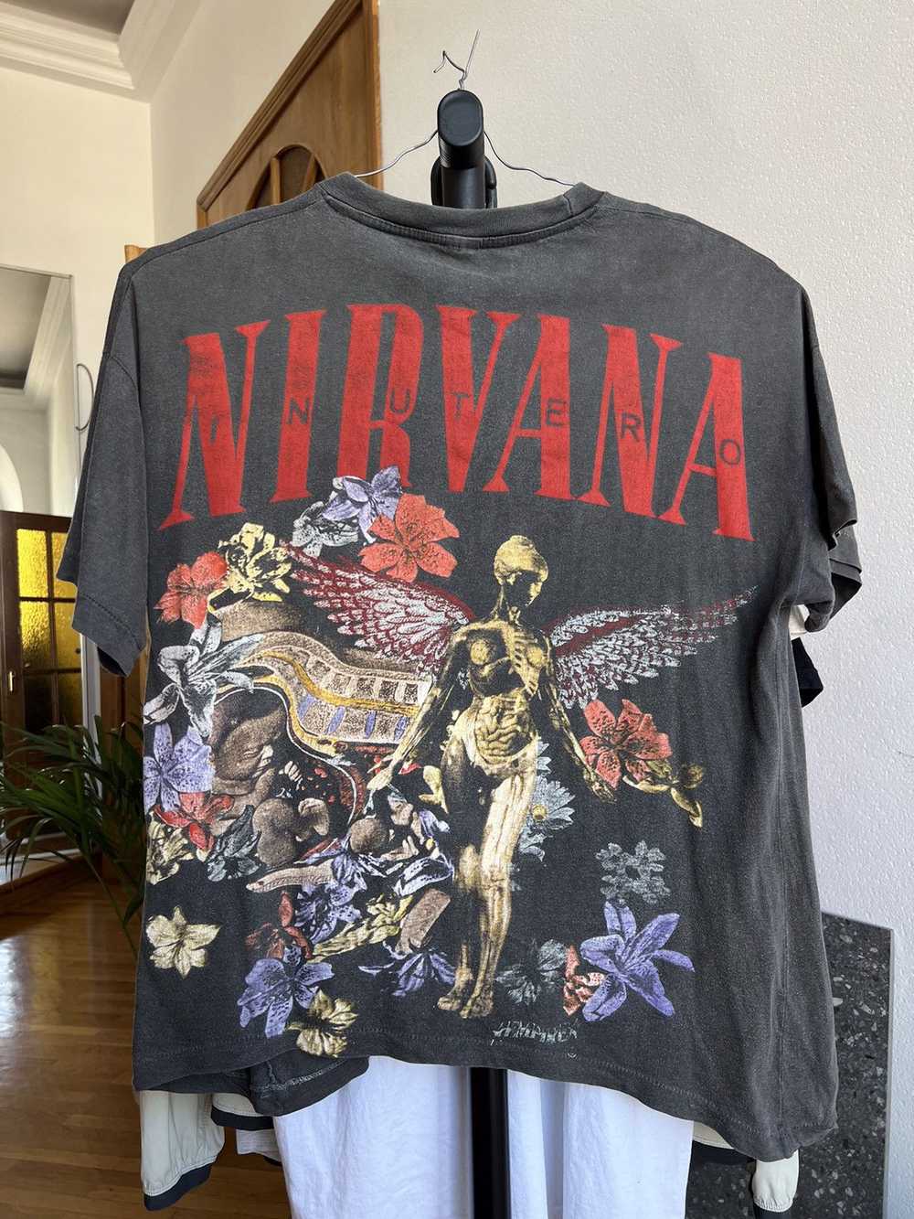 Nirvana Super RARE Nirvana Vintage In Utero tee t… - image 2