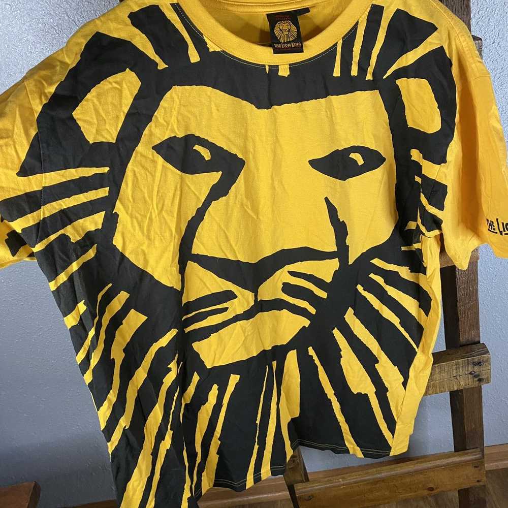 Movie × Vintage Vintage Lion King Musical shirt - image 2