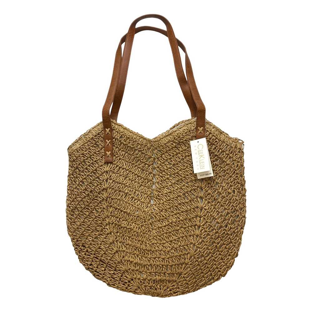 Cee Klein New York Slouchy Woven Beach Bag - image 2