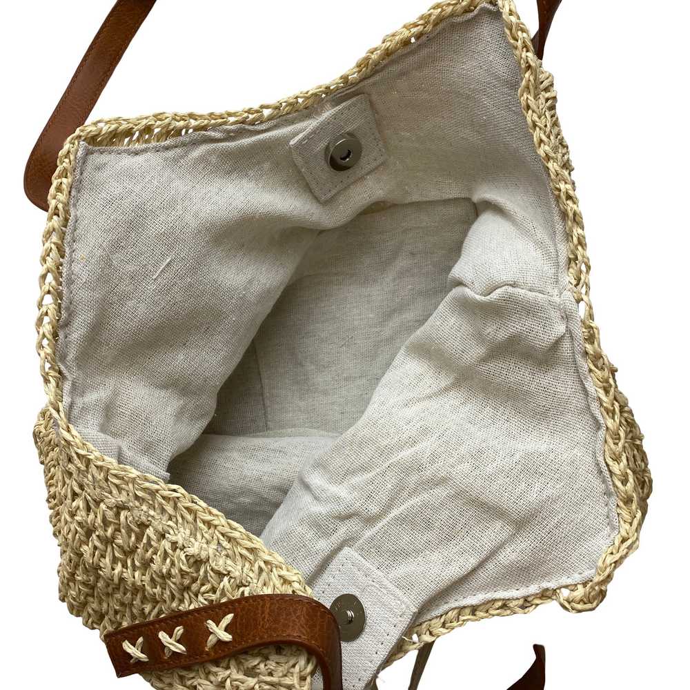 Cee Klein New York Slouchy Woven Beach Bag - image 5