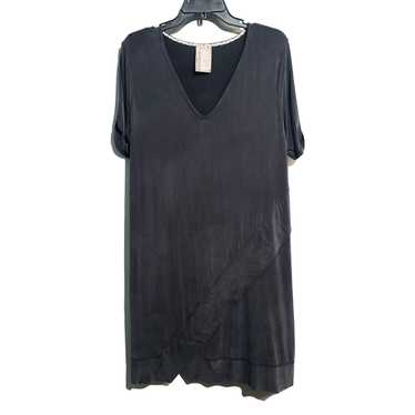 Anthropologie Anthro Dolan Cupro V Neck Shift Dres