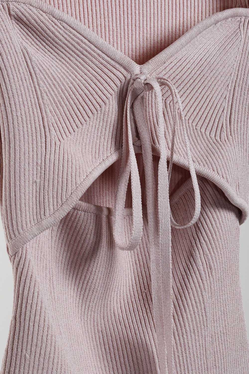 Jonathan Simkhai Jonathan Simkhai Pink Ribbed Swe… - image 7