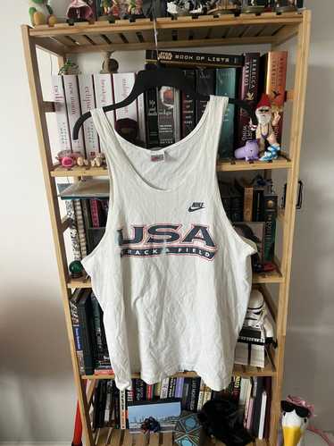 Nike × Vintage Vintage Nike Usa Track and Field T… - image 1