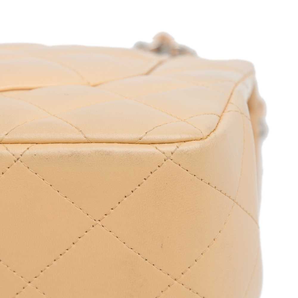 Beige Chanel Jumbo Classic Lambskin Double Flap S… - image 10