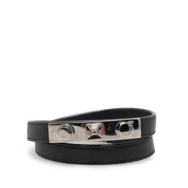 Black Saint Laurent Leather Le Trois Clous Double… - image 1