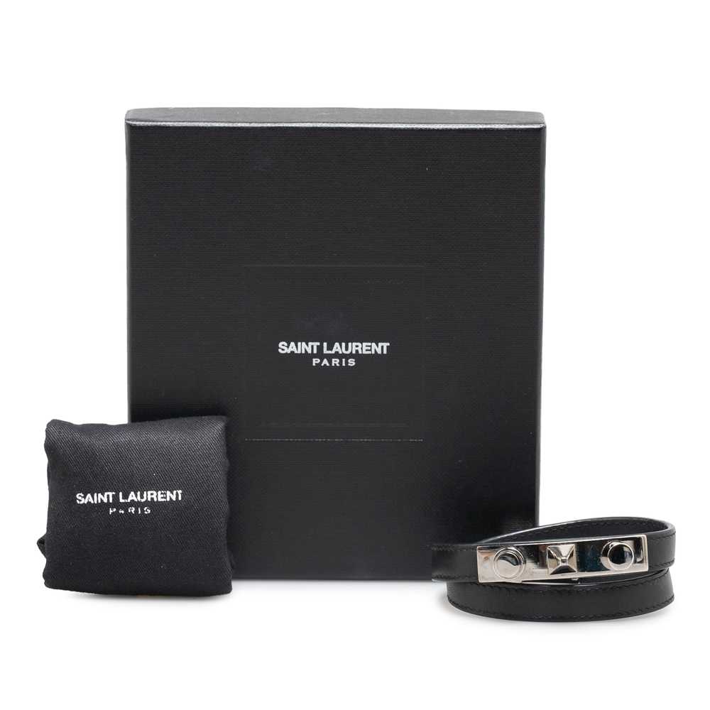 Black Saint Laurent Leather Le Trois Clous Double… - image 6