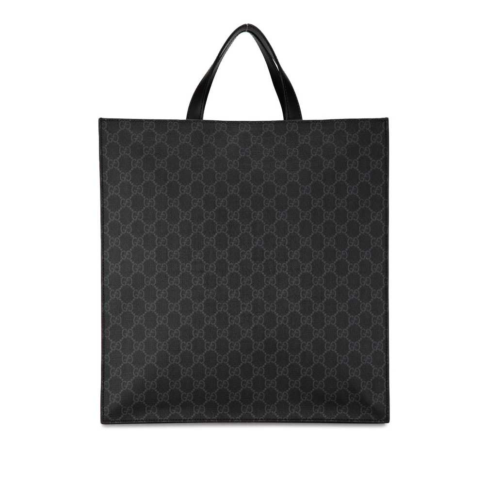 Black Gucci GG Supreme Convertible Soft Tote Satc… - image 3