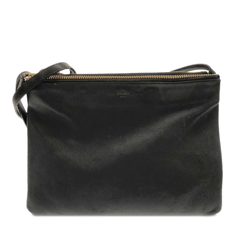 Black Celine Large Trio Crossbody Bag - image 1