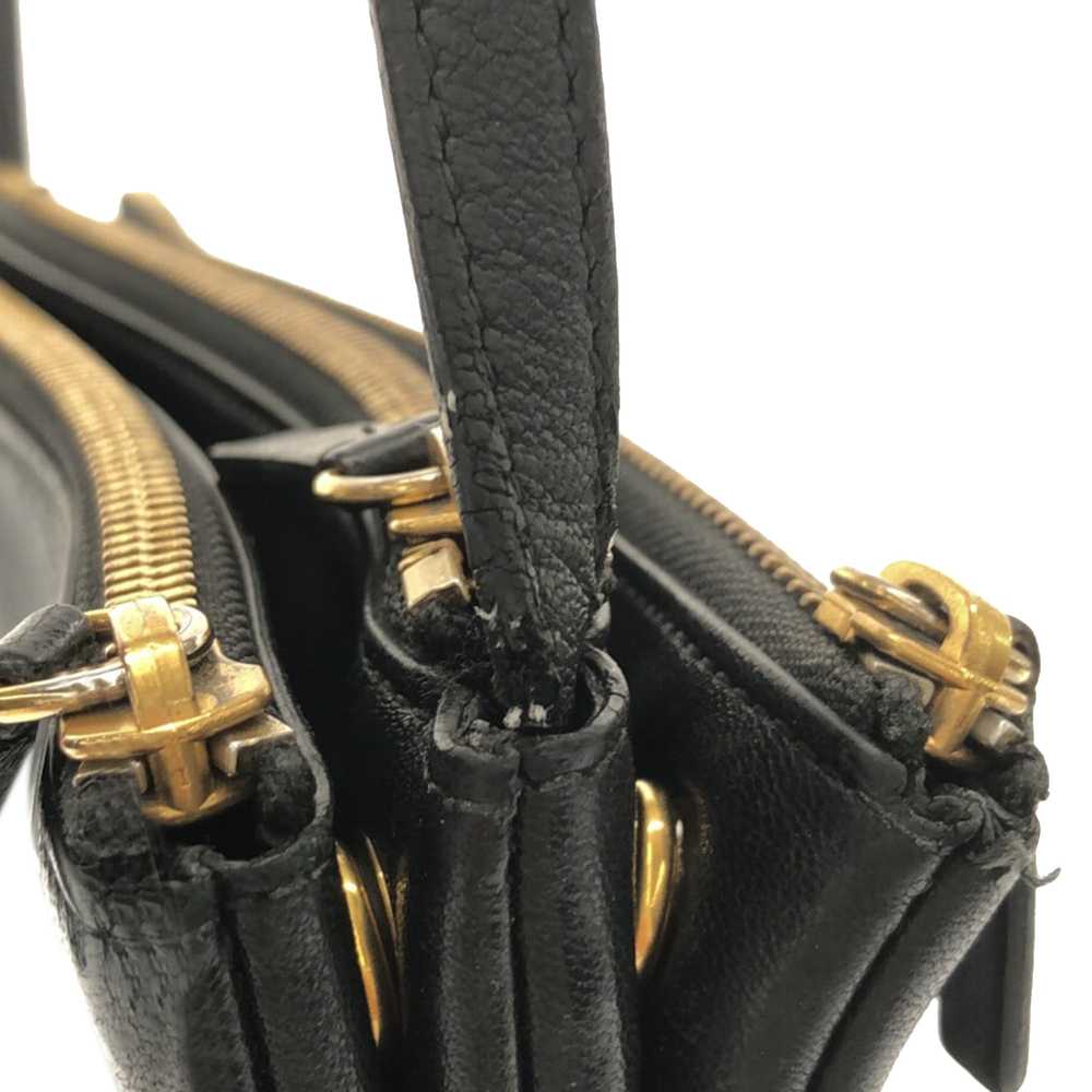 Black Celine Large Trio Crossbody Bag - image 9