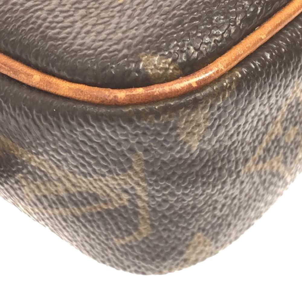 Brown Louis Vuitton Monogram Pochette Marly Bando… - image 10