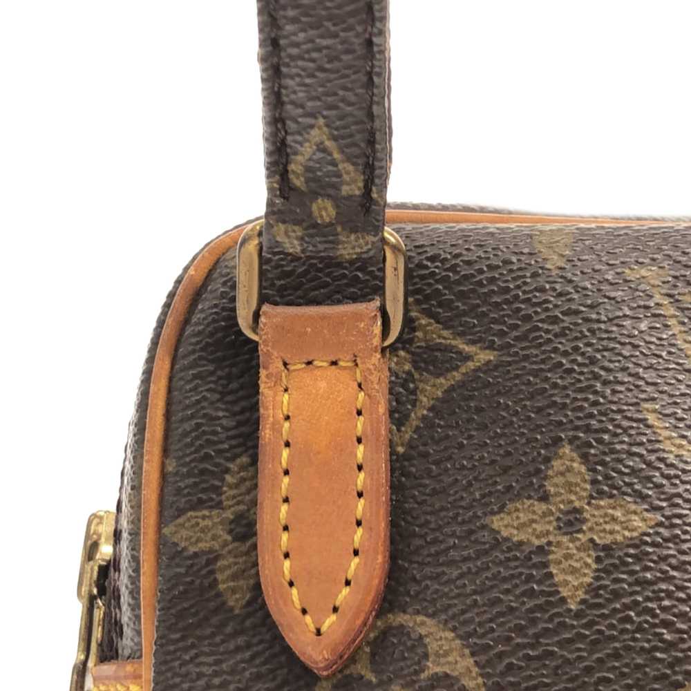 Brown Louis Vuitton Monogram Pochette Marly Bando… - image 12