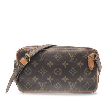 Brown Louis Vuitton Monogram Pochette Marly Bando… - image 1