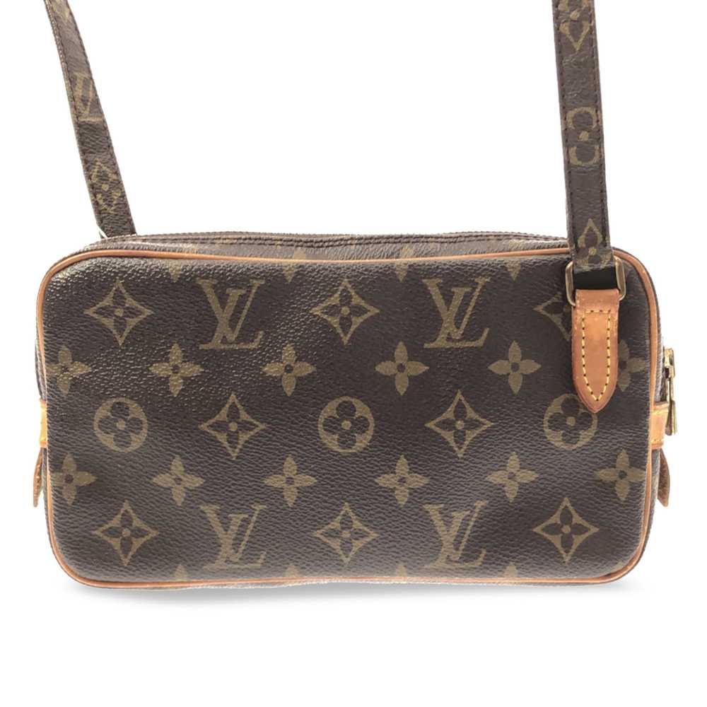 Brown Louis Vuitton Monogram Pochette Marly Bando… - image 3