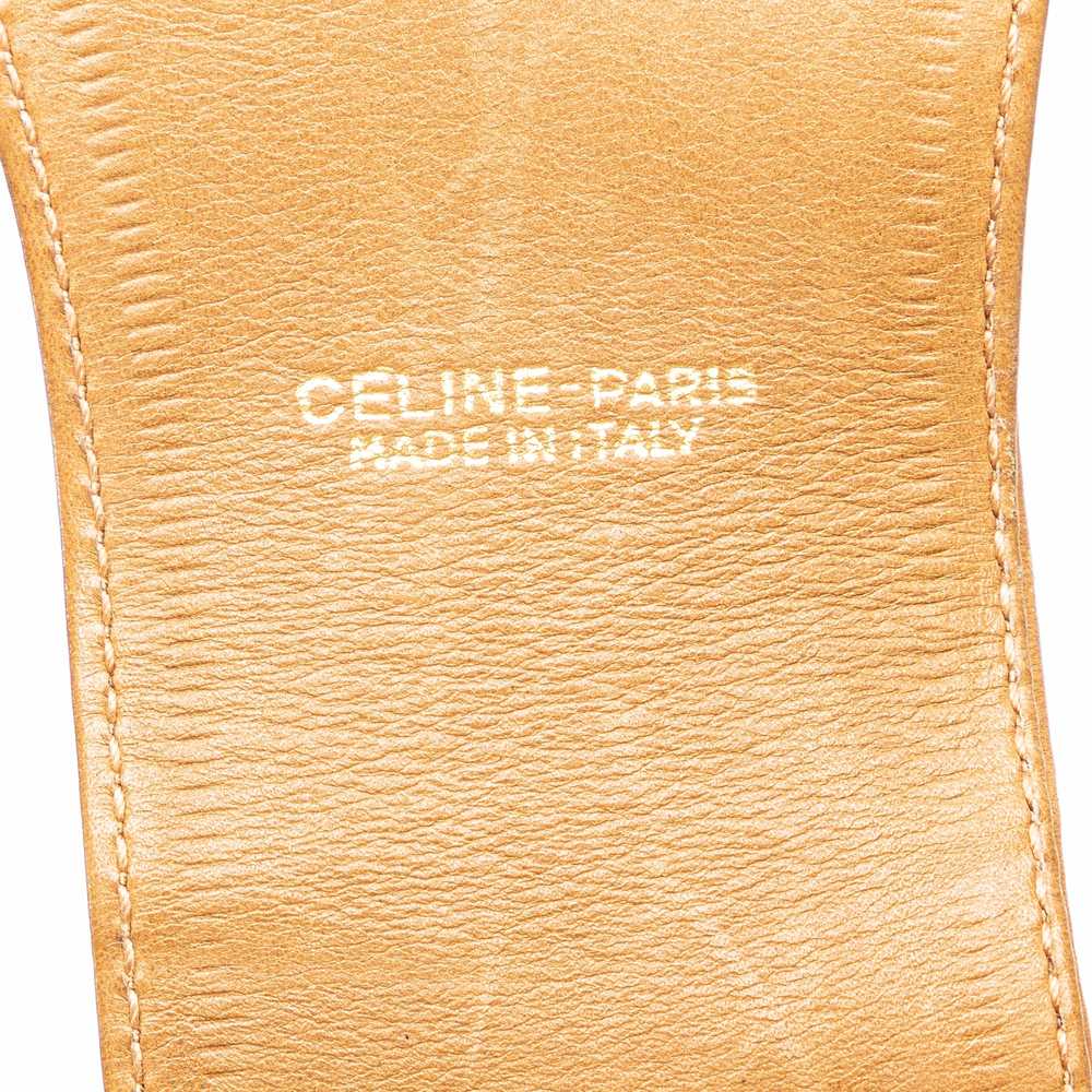 Tan Celine Macadam Shoulder Bag - image 6