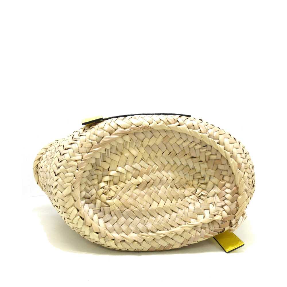 Beige LOEWE Small Raffia Basket Tote - image 4
