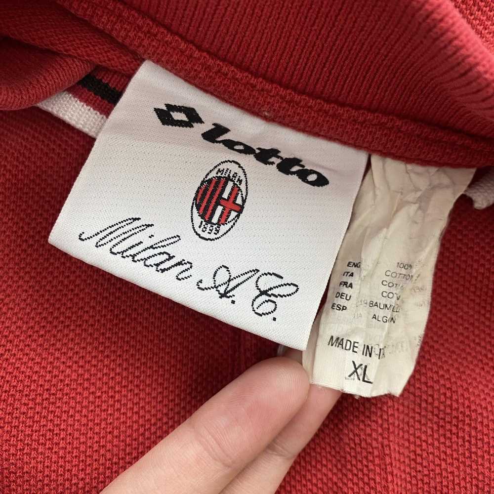 Lotto × Vintage Vintage 1994 LOTTO x AC MILAN Ope… - image 4