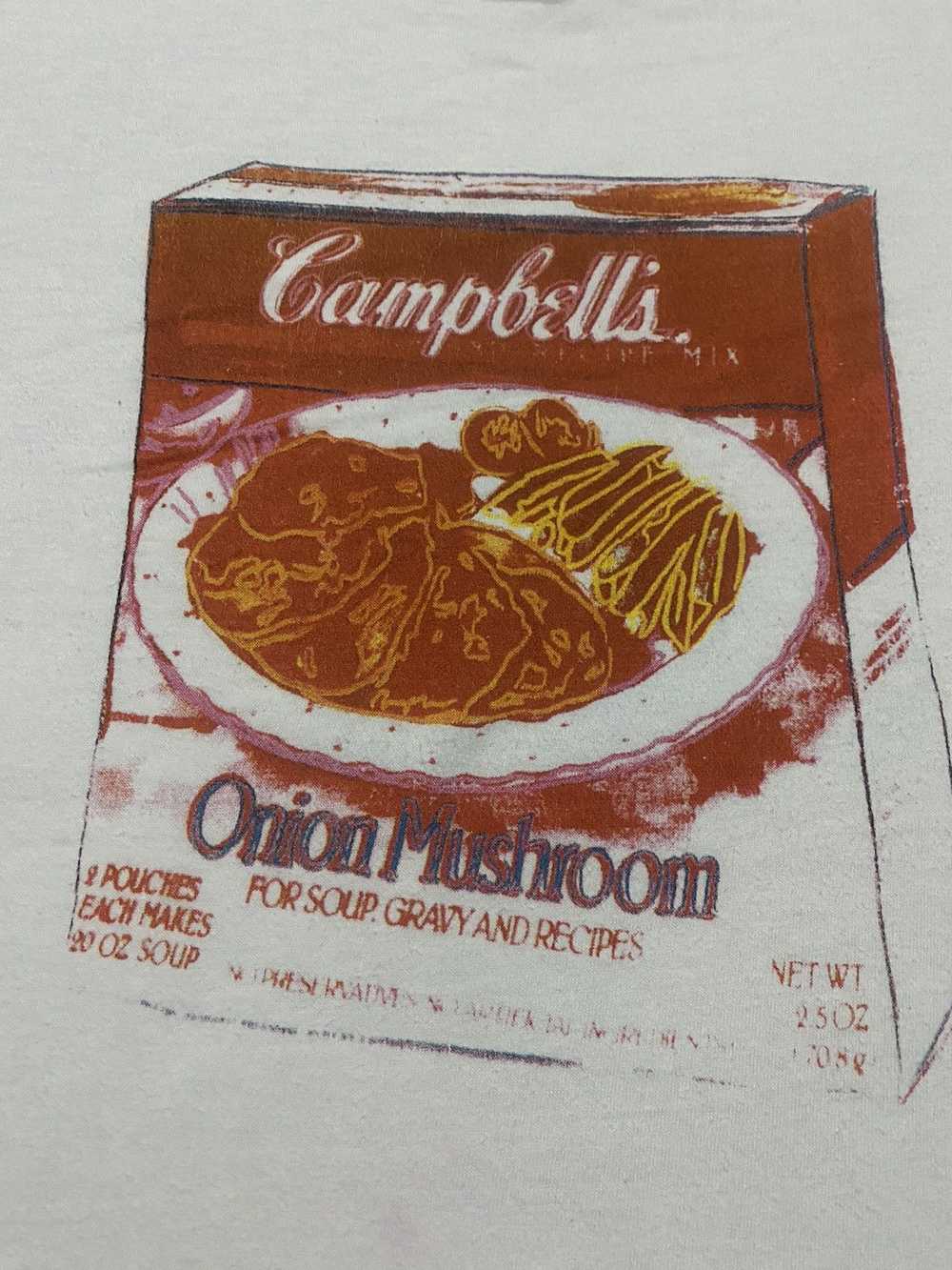 Andy Warhol RARE ANDY WARHOL CAMPBELLS SHIRT - image 2