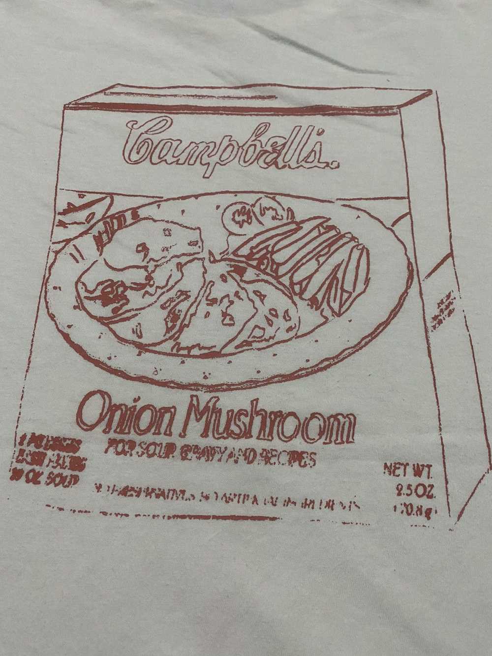 Andy Warhol RARE ANDY WARHOL CAMPBELLS SHIRT - image 3