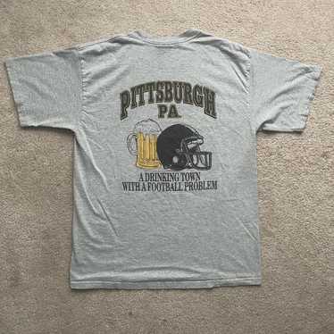 NFL × Vintage Vintage Pittsburgh Steelers A Drink… - image 1