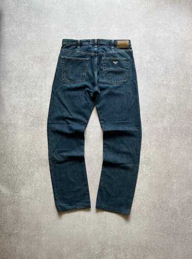 パンツ 2000s Emporio Armani baggy wide denim wide-leg jeans - EMPORIO ARMANI - Finizio Collezioni